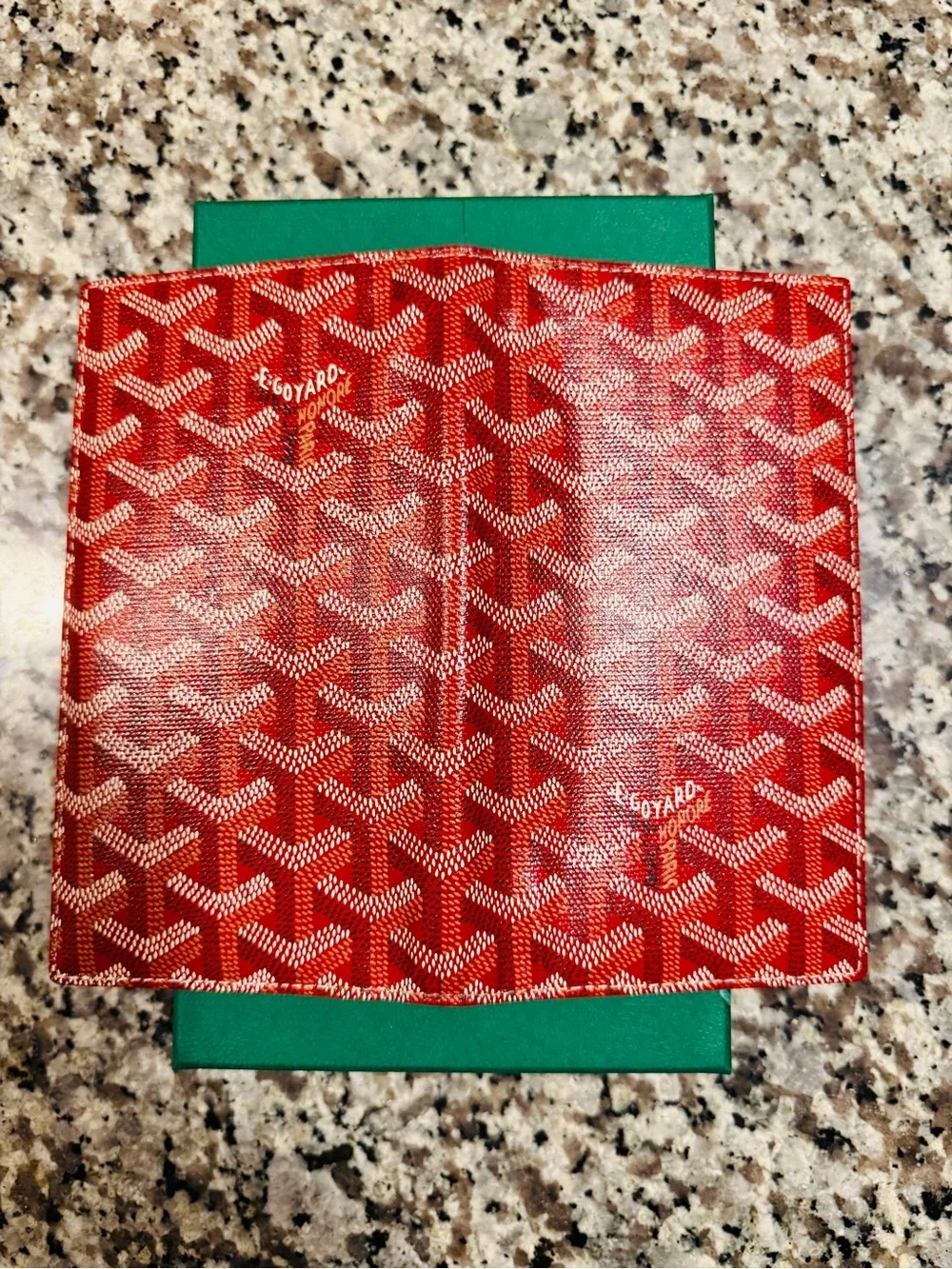 Goyard Red Long Wallet